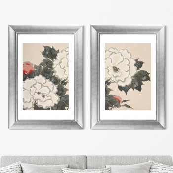 Диптих Flowers from Momoyogusa 51X71 / 51X71 CM