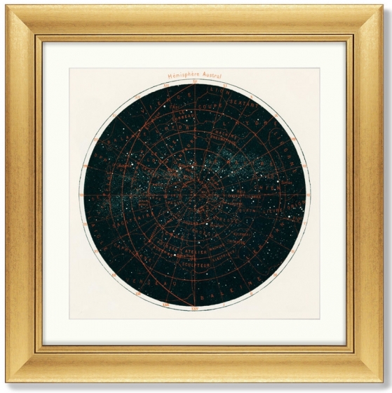 Диптих Constellations of the Two Hemispheres 61X61 / 61X61 CM 4