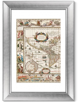 Диптих Nova totius terrarum orbis 51X71 / 51X71 CM