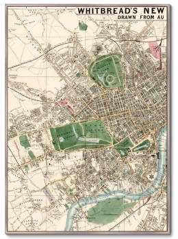 Диптих Plan of London drawn 75X105 / 75X105 CM