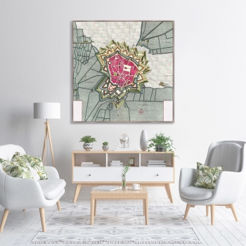 Постер Bethune Artois province France 105X105 CM
