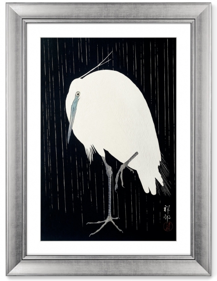 Диптих Egrets in the rain 61X81 / 61X81 CM 3