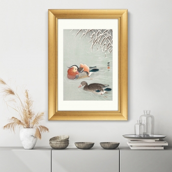 Постер Mandarin ducks 51X71 CM