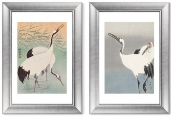 Диптих Two cranes 51X71 / 51X71 CM