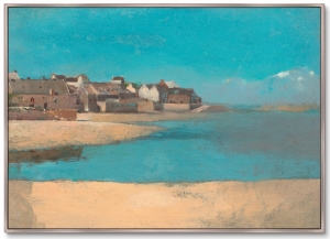 Постер Village by the Sea in Brittany 105X75 CM