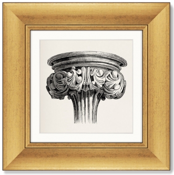 Набор постеров Stone ornaments 36X36 / 36X36 / 36X36 / 36X36 CM