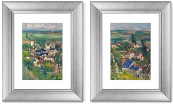 Диптих Auvers Panoramic View 41X51 / 41X51 CM