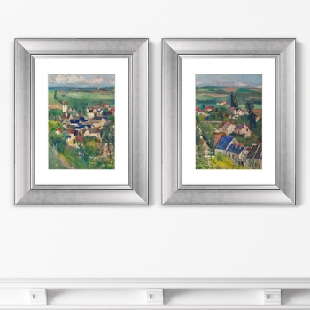 Диптих Auvers Panoramic View 41X51 / 41X51 CM