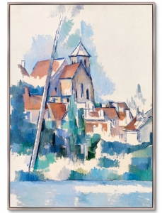 Постер Church at Montigny-sur-Loing 75X105 CM