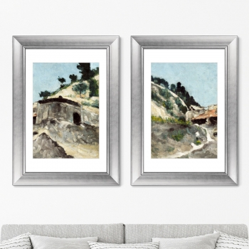 Диптих Landscape with Water Mill 51X71 CM