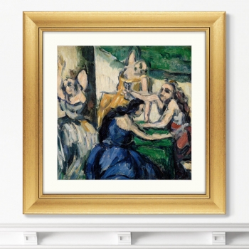 Постер Les Courtisanes 61X61 CM