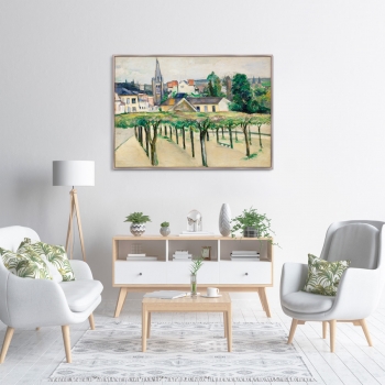 Постер Place de village 105X75 CM