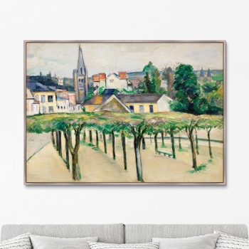 Постер Place de village 105X75 CM