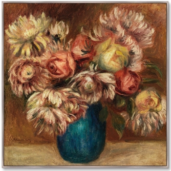 Постер Flowers in a Green Vase 105X105 CM