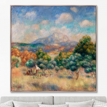 Постер Mount of Sainte-Victoire 105X105 CM