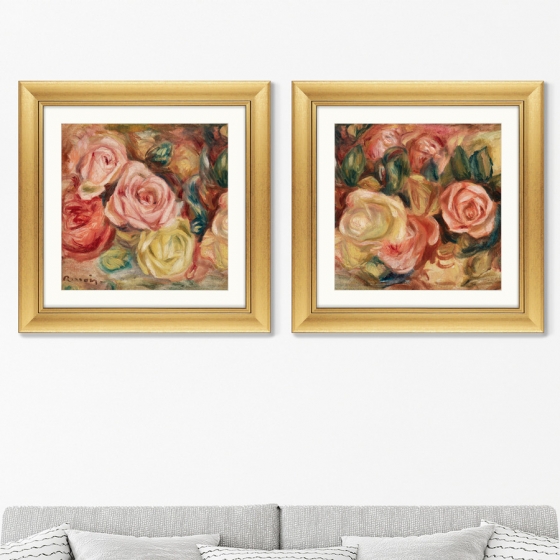 Диптих Roses 61X61 / 61X61 CM 2