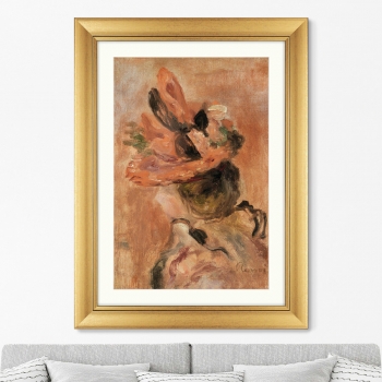 Постер Woman's Head with Red Hat 61X81 CM