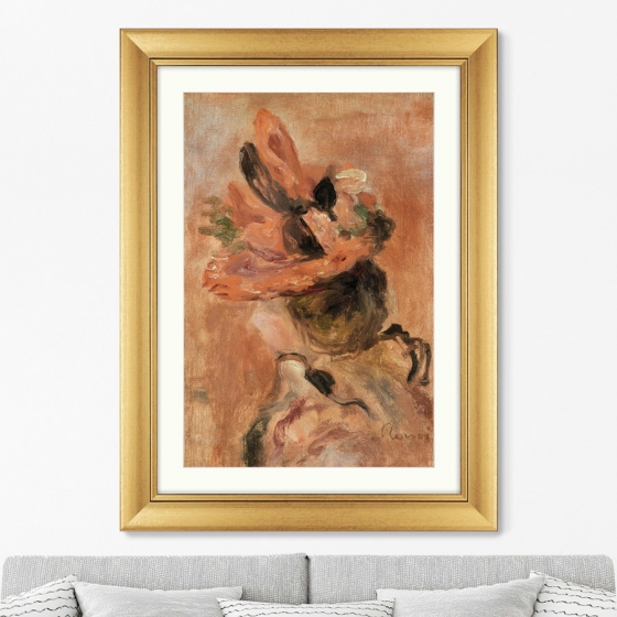 Постер Woman's Head with Red Hat 61X81 CM 2