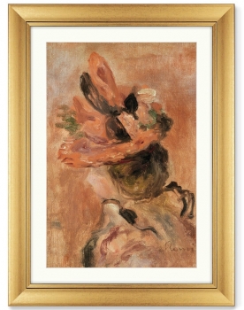 Постер Woman's Head with Red Hat 61X81 CM
