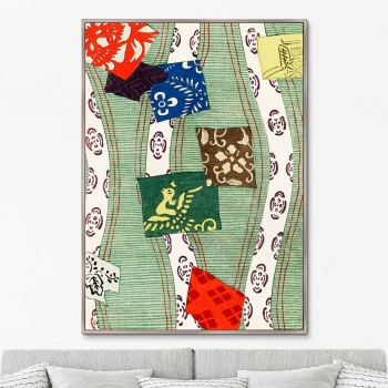 Постер Illustration of Japanese motifs 75X105 CM
