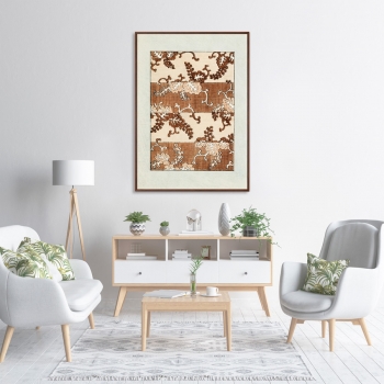 Постер Leaf pattern II 75X105 CM