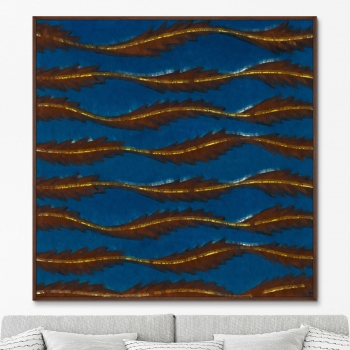 Постер Vintage print of Japanese textile 105X105 CM