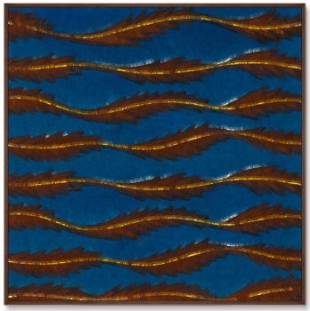 Постер Vintage print of Japanese textile 105X105 CM