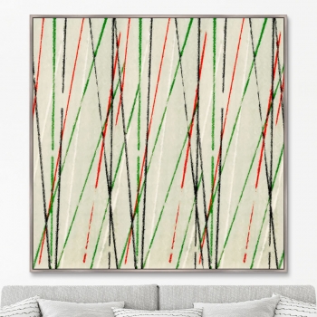 Постер Vintage print of Japanese textile 105X105 CM