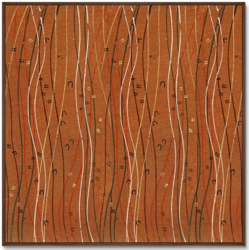 Постер Vintage print of Japanese textile 105X105 CM