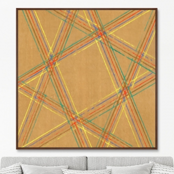 Постер Vintage print of Japanese textile 105X105 CM
