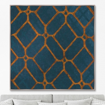 Постер Vintage print of Japanese textile 105X105 CM