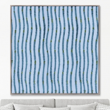 Постер Vintage print of Japanese textile 105X105 CM