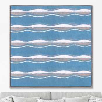 Постер Vintage print Smoke sky 105X105 CM