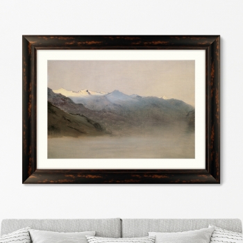 Постер Gastein Valley in the fog 81X61 CM