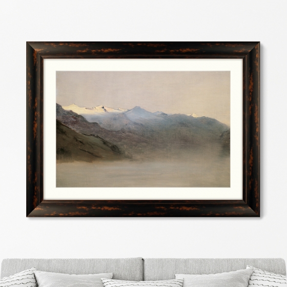 Постер Gastein Valley in the fog 81X61 CM 2
