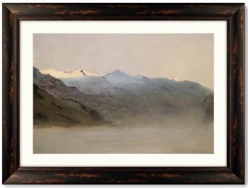 Постер Gastein Valley in the fog 81X61 CM