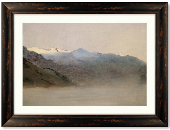 Постер Gastein Valley in the fog 81X61 CM 1