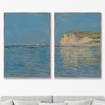 Диптих Low Tide at Pourville 75X105 / 75X105 CM