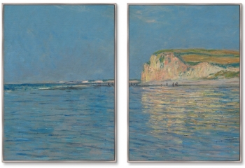 Диптих Low Tide at Pourville 75X105 / 75X105 CM