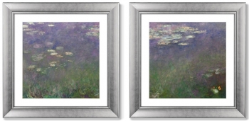 Диптих Water Lilies 61X61 / 61X61 CM