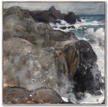 Постер Storm on the Island of Yeu 105X105 CM