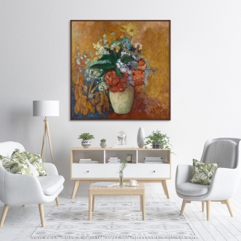 Постер Vase of Flowers 105X105 CM