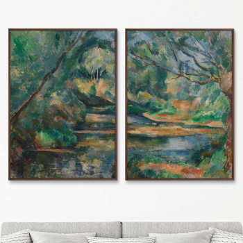 Диптих The Brook 75X105 / 75X105 CM