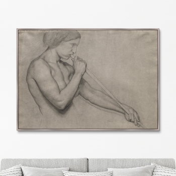Постер Angel Blowing a Trumpet 105X75 CM