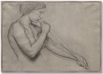 Постер Angel Blowing a Trumpet 105X75 CM