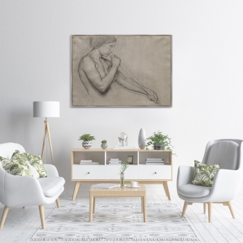 Постер Angel Blowing a Trumpet 105X75 CM