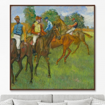 Постер Before the Race 105X105 CM