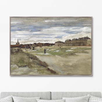 Постер Bleachery at Scheveningen 105X75 CM