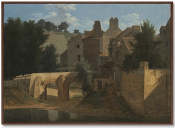 Постер View in the Ile-de-France 105X75 CM