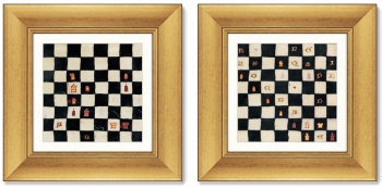 Диптих Book of Chess II Northern France 36X36 / 36X36 CM